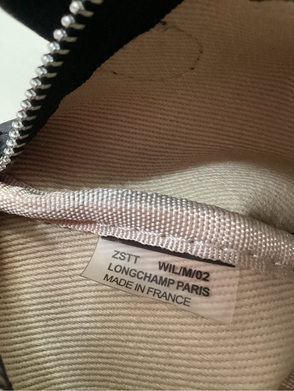 Longchamp Black Crossbody Le Pliage with Yellow Zip Pull - Picture 5 of 6
